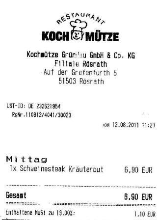 dnsl Hffner Kochmtze Restaurant